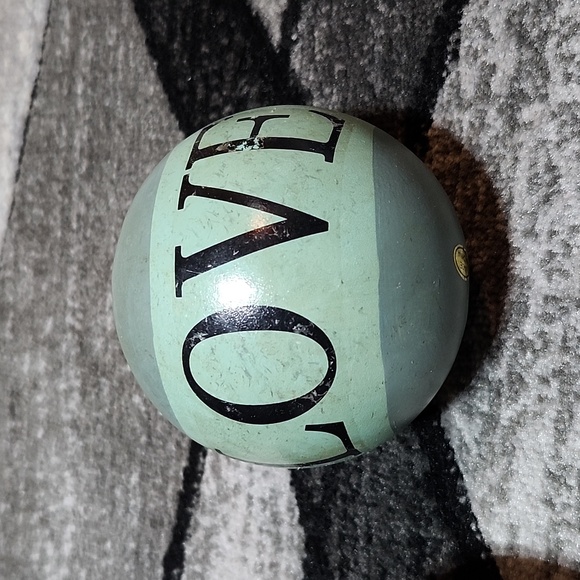 KOHL'S DECORATIVE BELIEVE LOVE FAITH HOME SPHERES BALLS FOR BOWL VASE CENTERPIEC - Picture 2 of 13